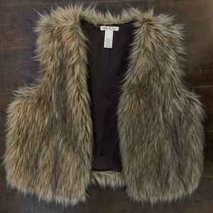 Cropped Fur Vest